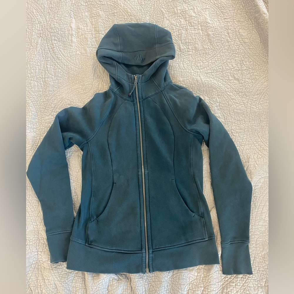 Scuba full zip hoodie size 8